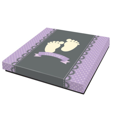 AP Caja Regalo 23x23x4 cm Modelo Bebé (wellcome)