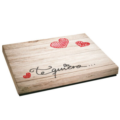 AP Caja Regalo 31x23x4 cm Modelo Te Quiero/I Love You