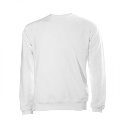 AP Sudadera Blanca Básica Personalizable, Talla XXL