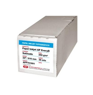 AP Inkjet Photo EveryDay Satin 250 gsm. 3507 24"/610mm x 30.0 Mts.