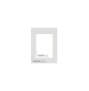 AP Passpartout 18x24 (13x18) Gris Claro
