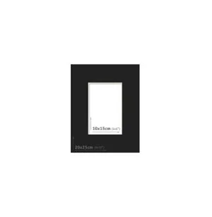 AP Passpartout 20x25 (10x15) Negro