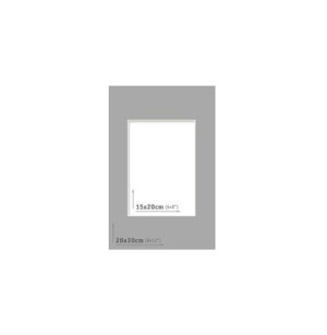 AP Passpartout 20x30 (15x20) Gris Oscuro