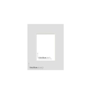 AP Passpartout 24x30 (13x18) Gris Claro