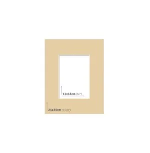 AP Passpartout 24x30 (13x18) Marrón