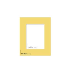 AP Passpartout 50x60 (30x40) Amarillo