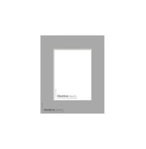AP Passpartout 50x60 (30x40) Gris Oscuro