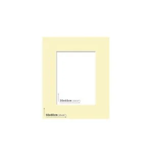 AP Passpartout 50x60 (30x40) Marfil