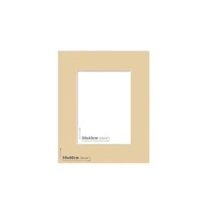 AP Passpartout 50x60 (30x40) Marrón