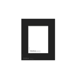 AP Passpartout 50x60 (30x40) Negro