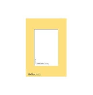 AP Passpartout 50x70 (30x45) Amarillo