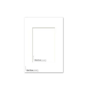 AP Passpartout 50x70 (30x45) Blanco