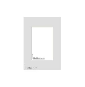 AP Passpartout 50x70 (30x45) Gris Claro