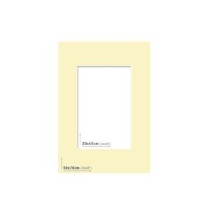 AP Passpartout 50x70 (30x45) Marfil
