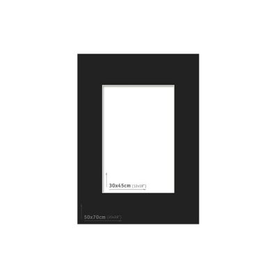 AP Passpartout 50x70 (30x45) Negro