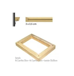 AP Bastidor para lienzos (2x2,5) Kit 2 Perfiles   45Cm