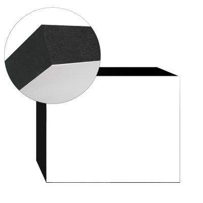 AP Light-Panel   20x25 30mm adhesivado Canto Negro