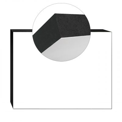AP Light-Panel   70x93 19mm adhesivado Canto Negro
