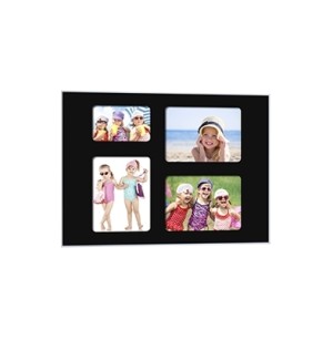 AP Quick-Panel 40x50 para 3 foto 15x20 + 1 foto 10x15 Negro