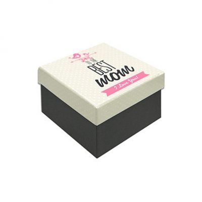 AP Caja Regalo 11x11x6 cm Modelo Best Mom