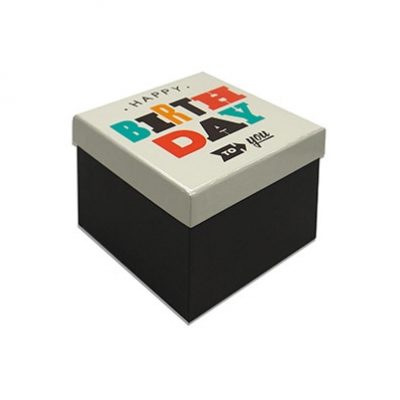AP Caja Regalo 11x11x10 cm Modelo Happy Birthday