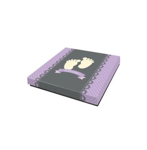 AP Caja Regalo 23x23x4 cm Modelo Bebé (wellcome)