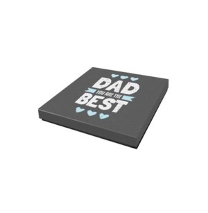AP Caja Regalo 23x23x4 cm Modelo Best Dad (papas)