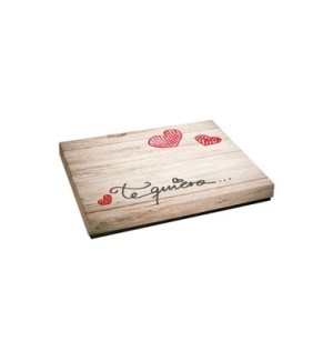 AP Caja Regalo 31x23x4 cm Modelo Te Quiero/I Love You