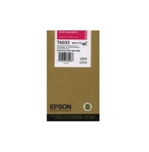 Epson Stylus Pro Cartucho Tinta T6033 Magenta Vivo 220 ml
