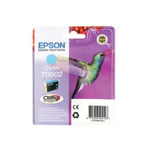 Epson Stylus Photo Cartucho Tinta T0802 Cian