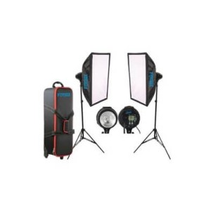 Fotima Iluminación Kit Flash Estudio 2x400W FTF-400 DX