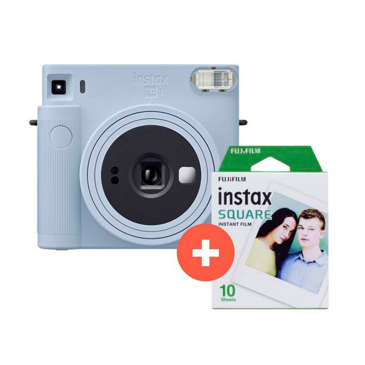 Fuji Instax Cámara Instantánea SQ1 Kit Film Pk.10 Glacier Blue AP