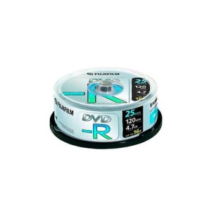 Fujifilm DVD-R 4,7Gb Data 16x Printable Inkjet Lata 25 u.