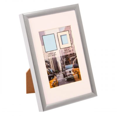 Goldbuch Puro 18x24 cm Marco Fotos Plástico Plata