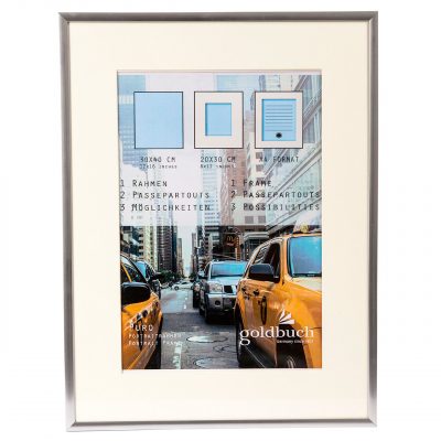 Goldbuch Puro 30x40 cm Marco Fotos Plástico cm Plata