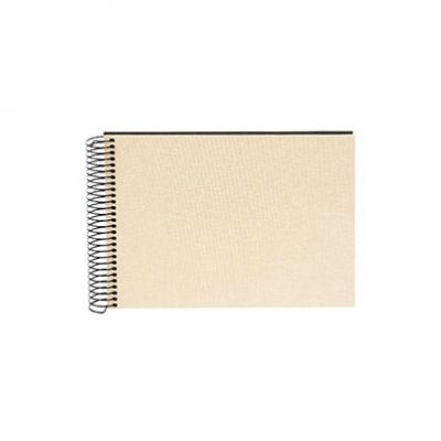 Goldbuch Bella Vista Álbum de Pegar 24x17 cm Espiral 40 hojas negras Gris Arena