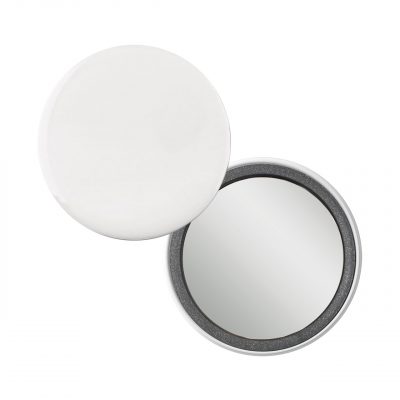 Gamax Chapa Ø59mm Personalizable Espejo, Aro Plástico Bolsa con 100 unidades