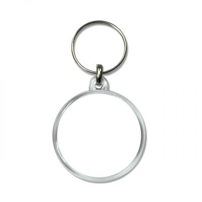 Gamax Llavero Acrílico Personalizable CR-37 Redondo 37mm Bolsa con 100 unidades