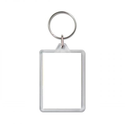 Gamax Llavero Acrílico Personalizable CR-50 35x50mm  Bolsa con 100 unidades