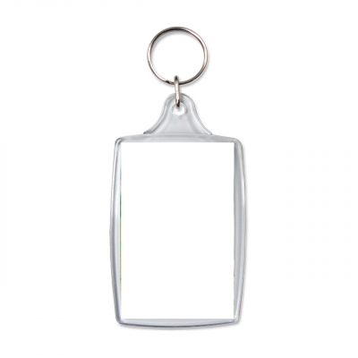 Gamax Llavero Acrílico Personalizable CR-70 55x96mm Bolsa 50 u.