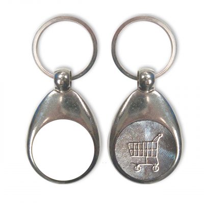 Gamax Llavero Metálico Personalizable MH-25 Carro-1€ Ø25mm