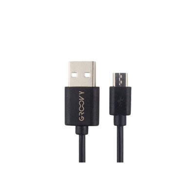 Groovy Cable Usb MicroUsb 1 meter charging and data Pack 5 u. assorted colors