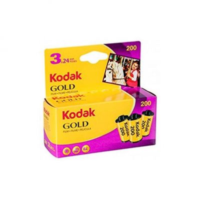 Kodak Gold 200-24 Película Negativo Color 35mm Tripack