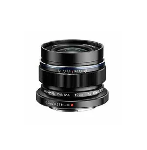 Olympus M.Zuiko Objetivo Digital Angular 12mm f/2.0 Negro (Metálico)