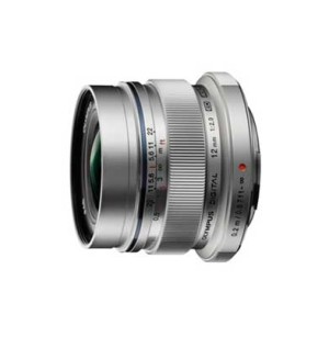 Olympus M.Zuiko Objetivo Digital Angular 12mm f/2.0 Plata (Metálico)