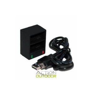 Action Outdoor Double Battery Charger