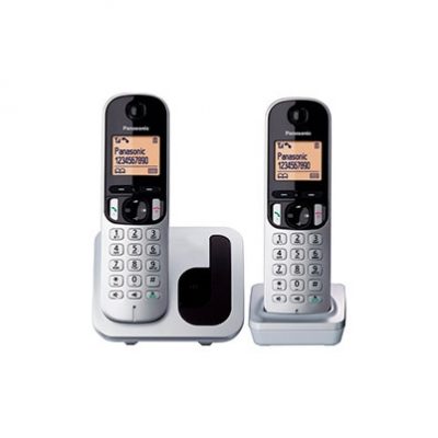 Panasonic Teléfono inalámbrico TGC212 Duo Gris