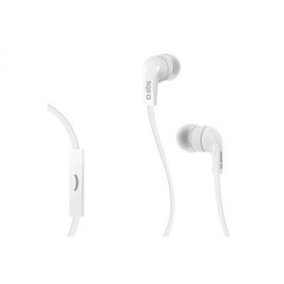 SBS Auricular StudioMix 30, Estéreo, Micrófono y Botón respuesta Blanco