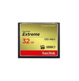 SanDisk Tarjeta Memoria CF  32Gb Extreme 120 Mb/s