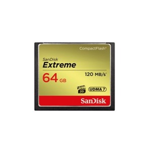 SanDisk Tarjeta Memoria CF  64Gb Extreme 120 Mb/s